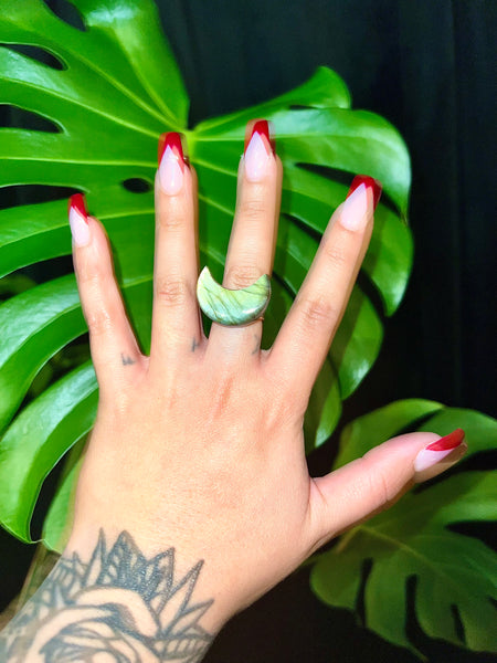 Gold Filled Adjustable Rings Labradorite & Moonstone