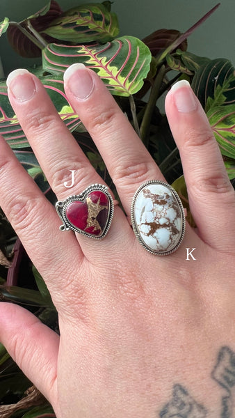 Turquoise Sterling Silver Adjustable Rings