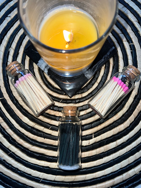 Matchsticks with jar