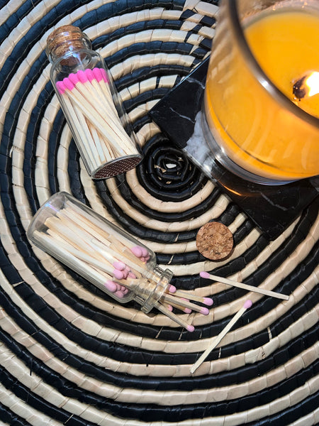 Matchsticks with jar