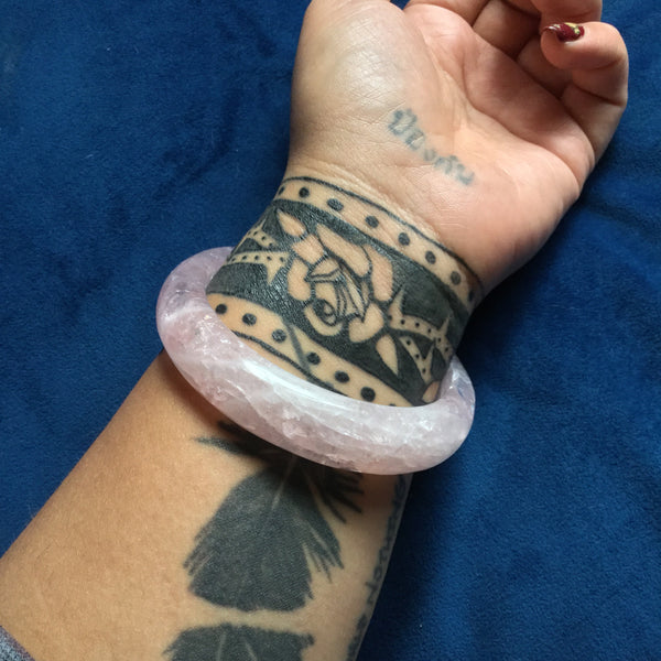 Rose Quartz Bangle