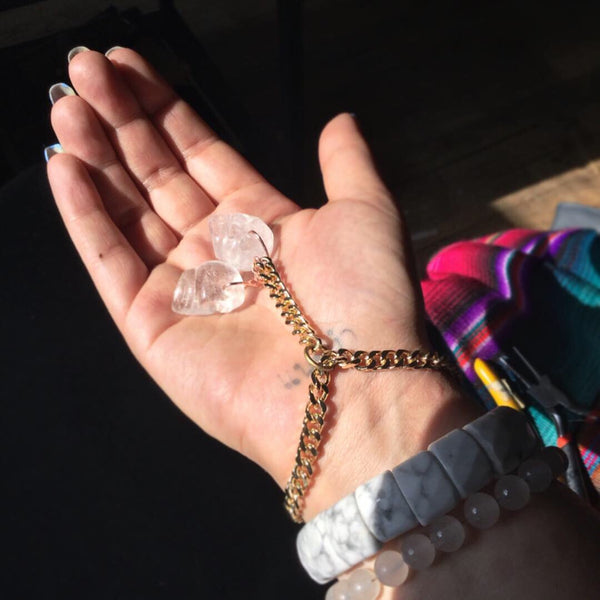 Double Trouble Skull Necklace