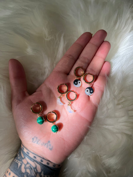 Gold Filled BB Hoop Earrings