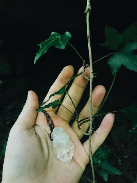 Clear Quartz Charm Pendent