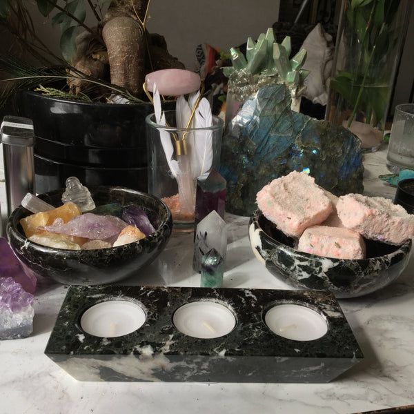 Marble Candle Holder