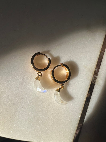 Gold Filled BB Hoop Earrings