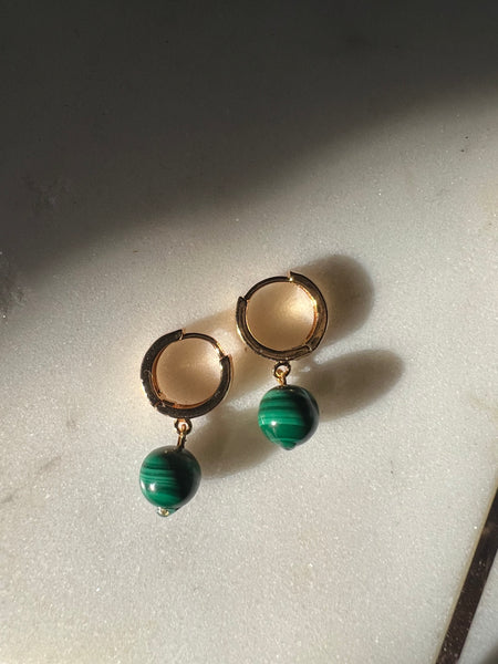 Gold Filled BB Hoop Earrings