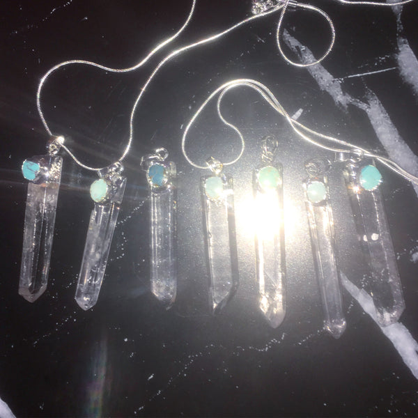 Turqoise Quartz Charm